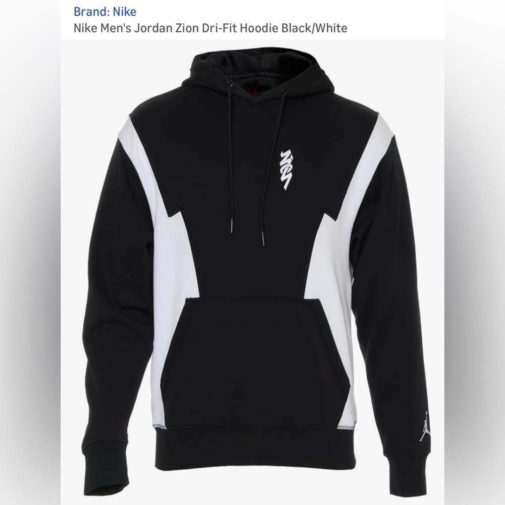 Professional Athletes Nike Jordan Zion Dri-FIT Hoodie
Black/White – Size XL